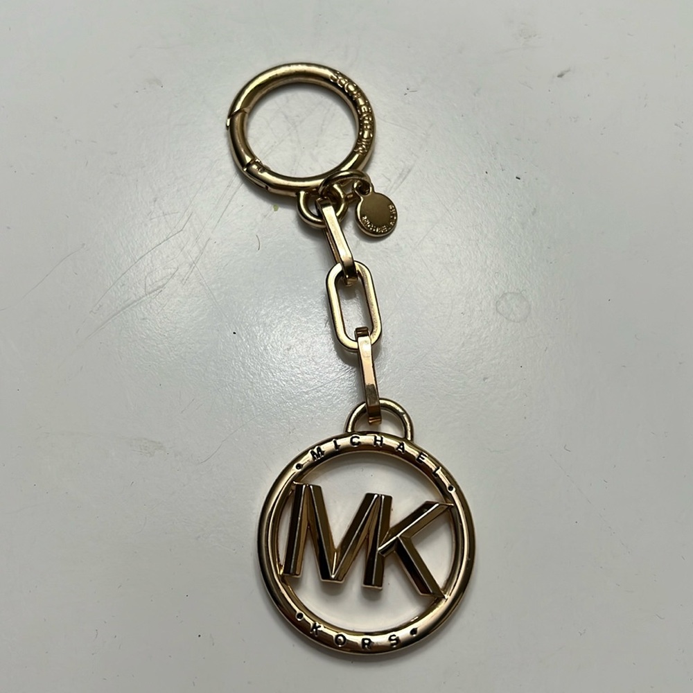 Gold Michael Kors keychain